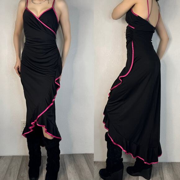 Y2k Y2K Rampage Ruffle Dress Homecoming Size Medium - Picture 1 of 3